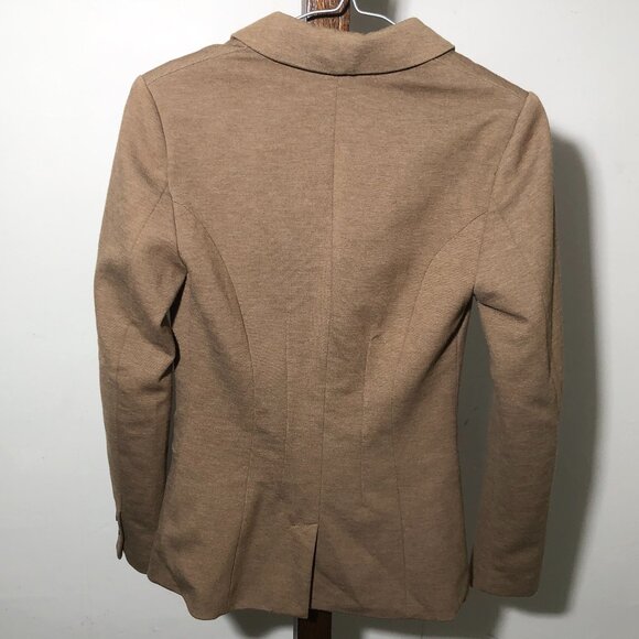 H&M brown fitted blazer - Size 2 - Picture 2 of 5